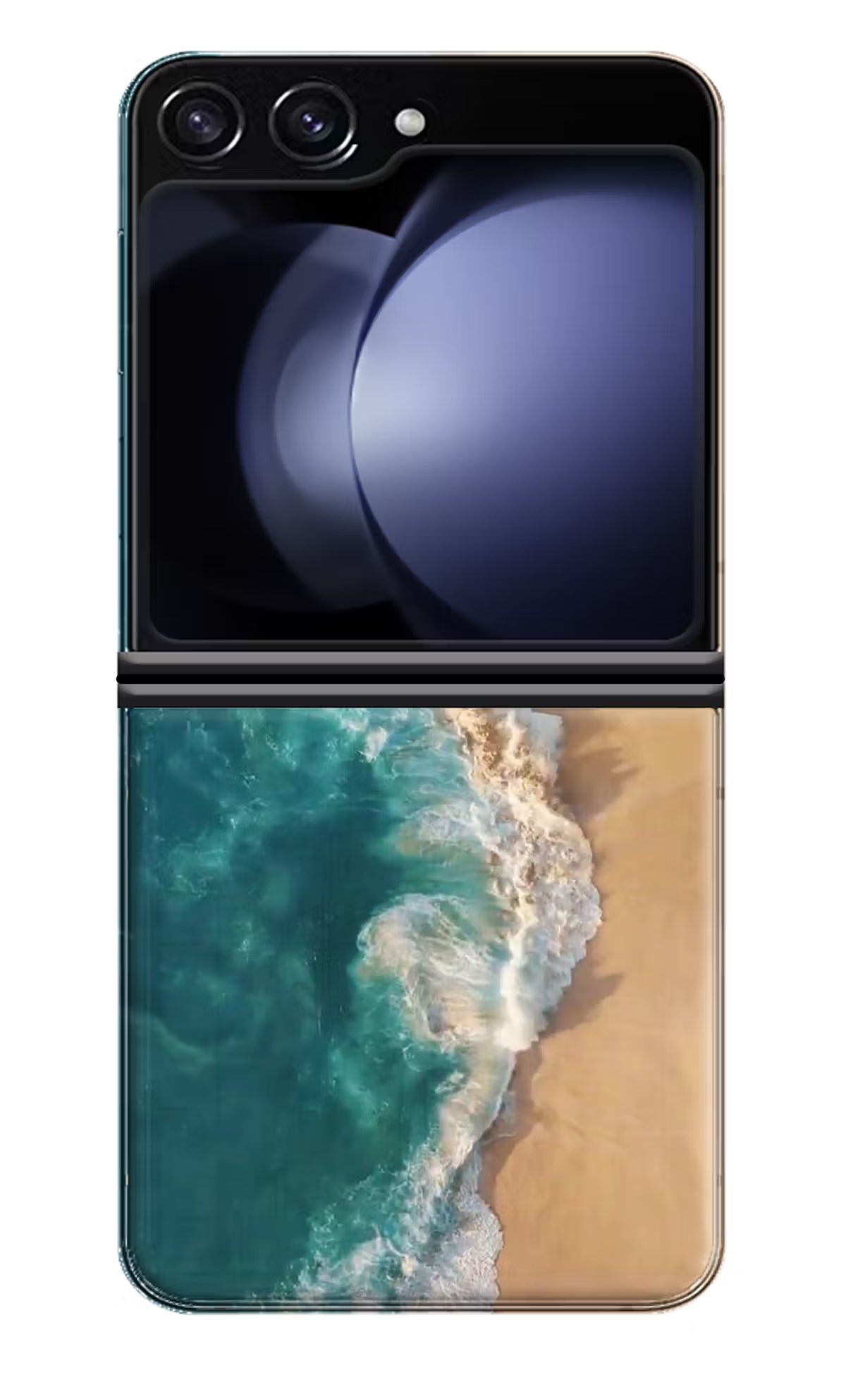 Ocean Beach Samsung Galaxy Z Flip5 Hard Case Back Cover by Casekaro