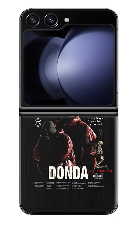Donda Kanye West Samsung Galaxy Z Flip5 Hard Case Back Cover by Casekaro
