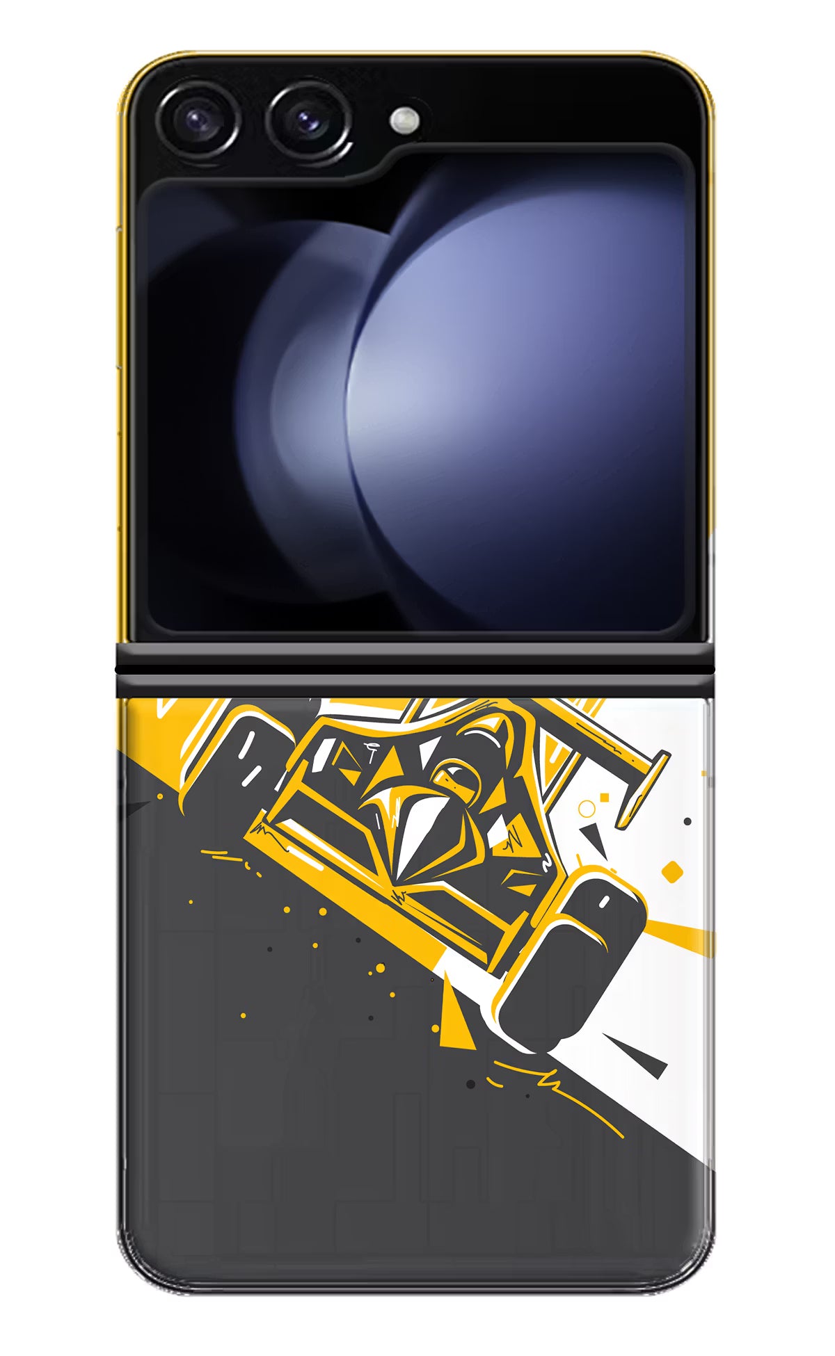 Track King Samsung Galaxy Z Flip5 Hard Case Back Cover by Casekaro