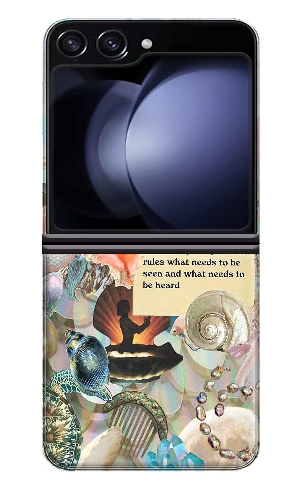 Aquarius Zodiac Samsung Galaxy Z Flip5 Hard Case Back Cover by Casekaro