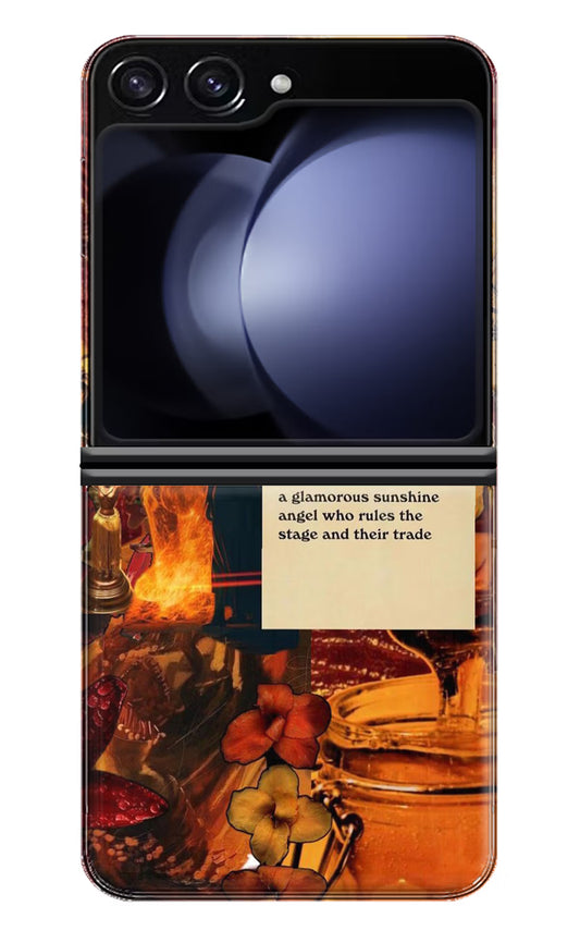 Leo Zodiac Samsung Galaxy Z Flip5 Hard Case Back Cover by Casekaro