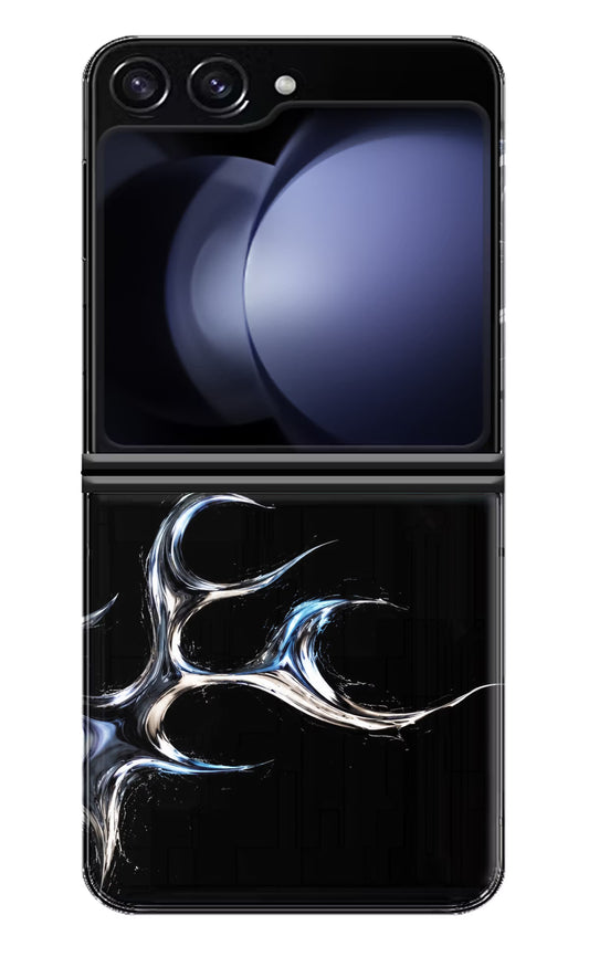 Chrome Tribal Samsung Galaxy Z Flip5 Hard Case Back Cover by Casekaro