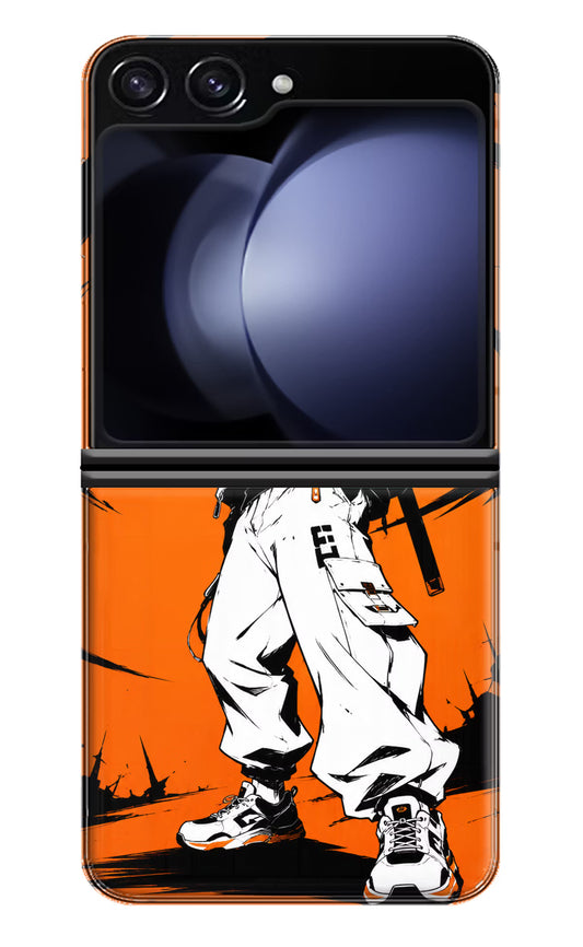 Street Samurai  Samsung Galaxy Z Flip5 Hard Case Back Cover by Casekaro