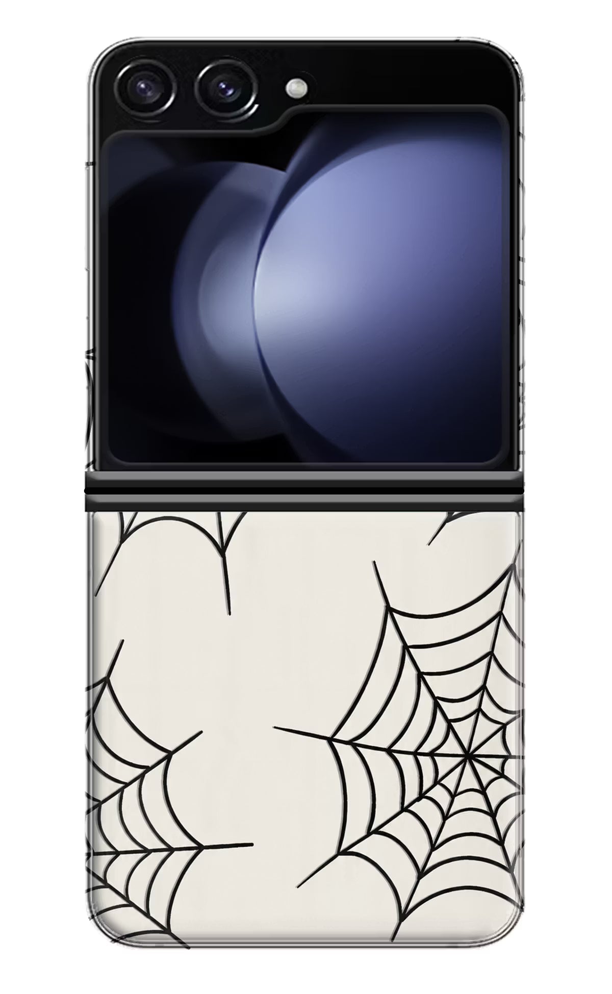 Spider Web Samsung Galaxy Z Flip5 Hard Case Back Cover by Casekaro