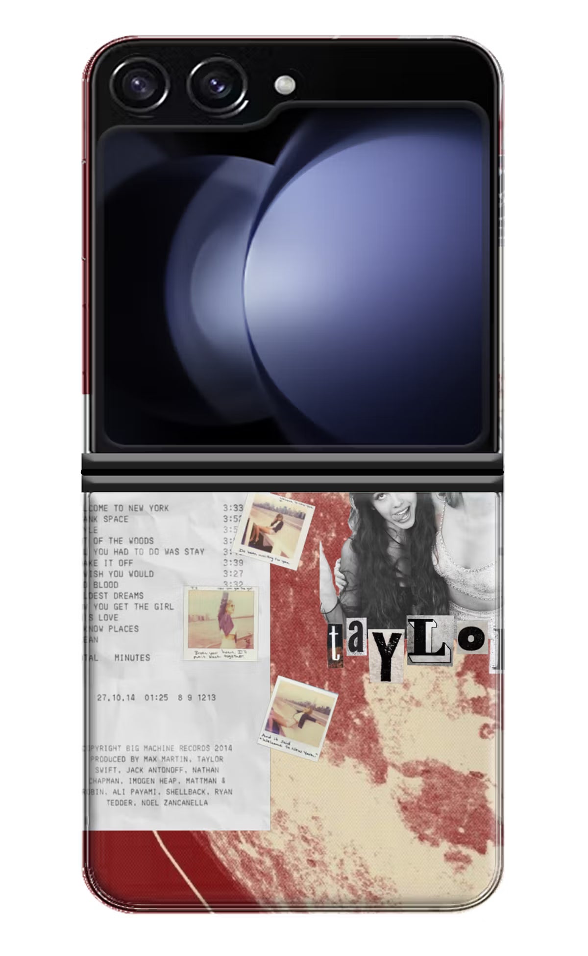 Taylor Swift Samsung Galaxy Z Flip5 Back Cover