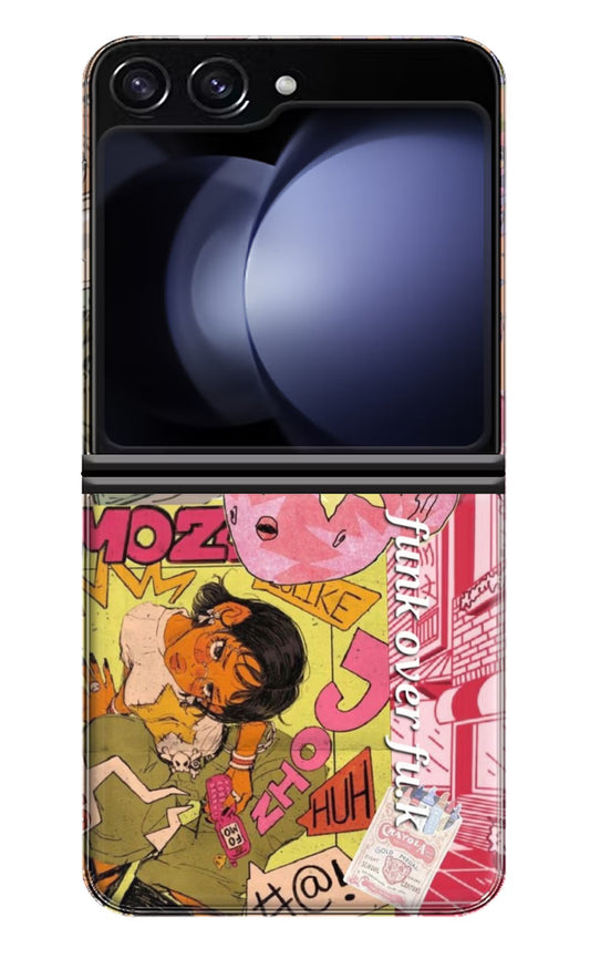 Funkover Samsung Galaxy Z Flip5 Hard Case Back Cover by Casekaro