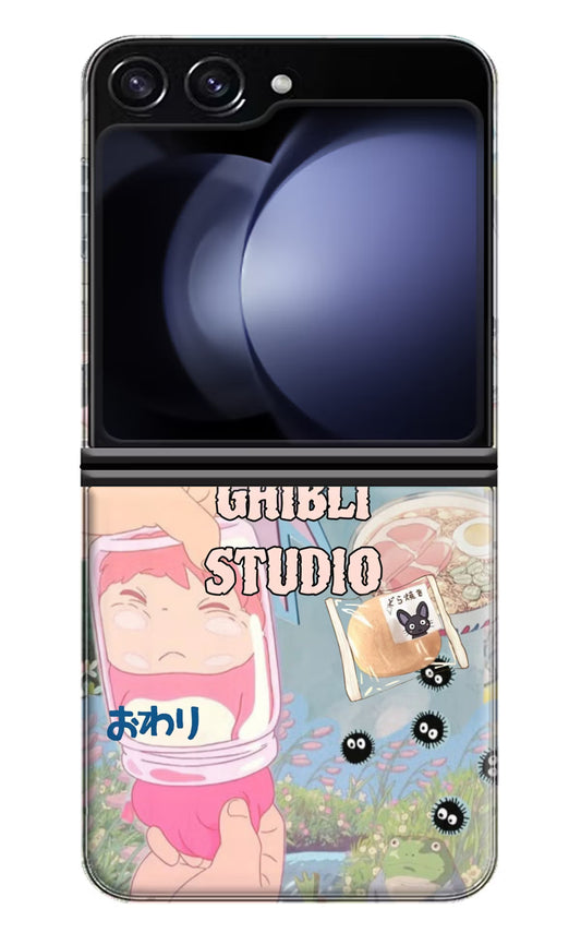 Studio Ghibli Samsung Galaxy Z Flip5 Back Cover