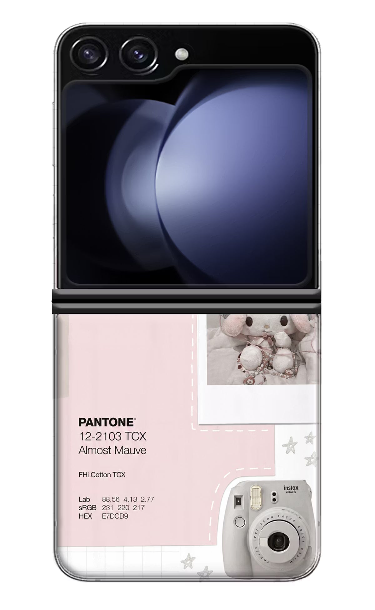 Pantone Asthetic Samsung Galaxy Z Flip5 Back Cover