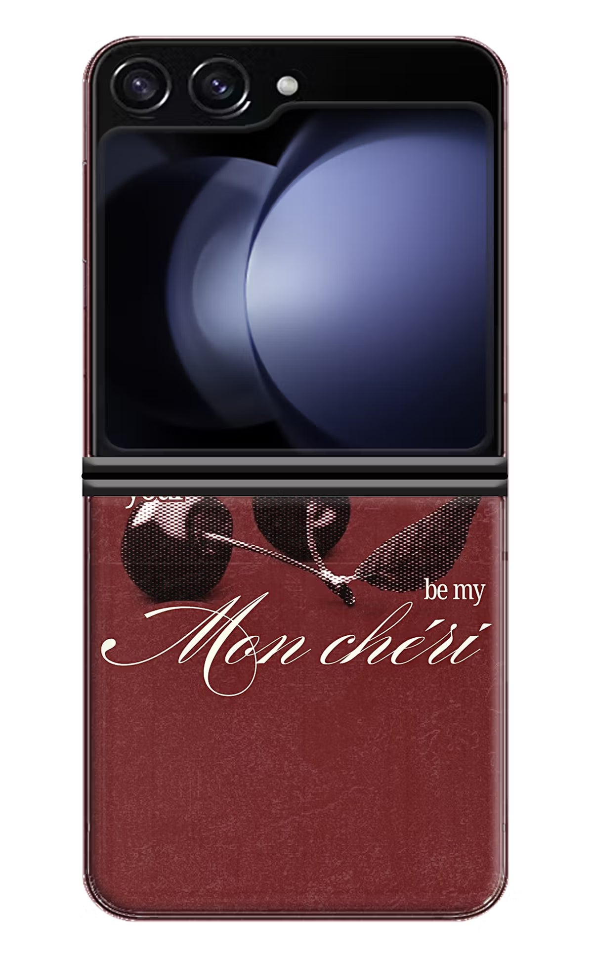Velvet Cherry Samsung Galaxy Z Flip5 Back Cover