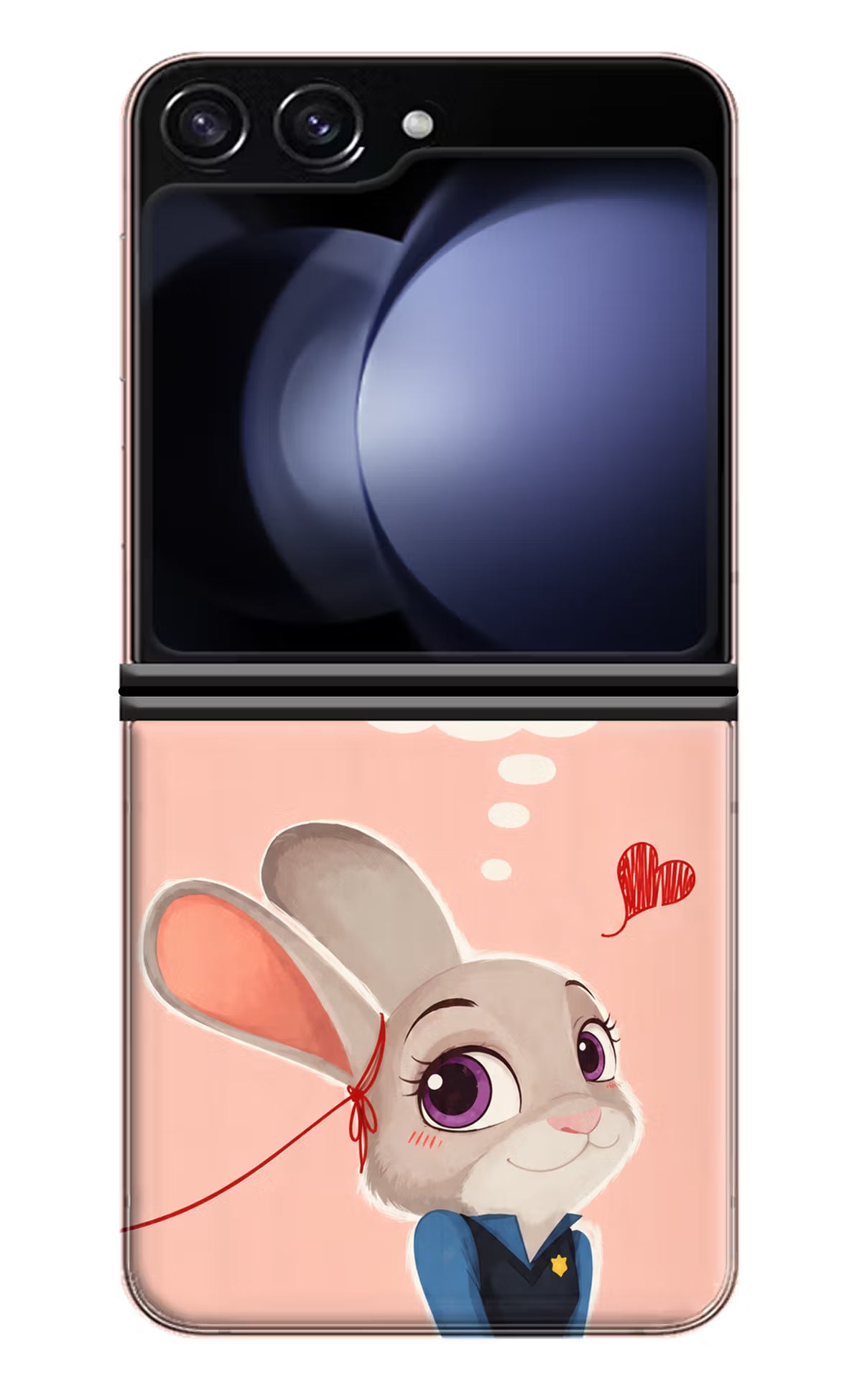 Judy Charm Samsung Galaxy Z Flip5 Back Cover