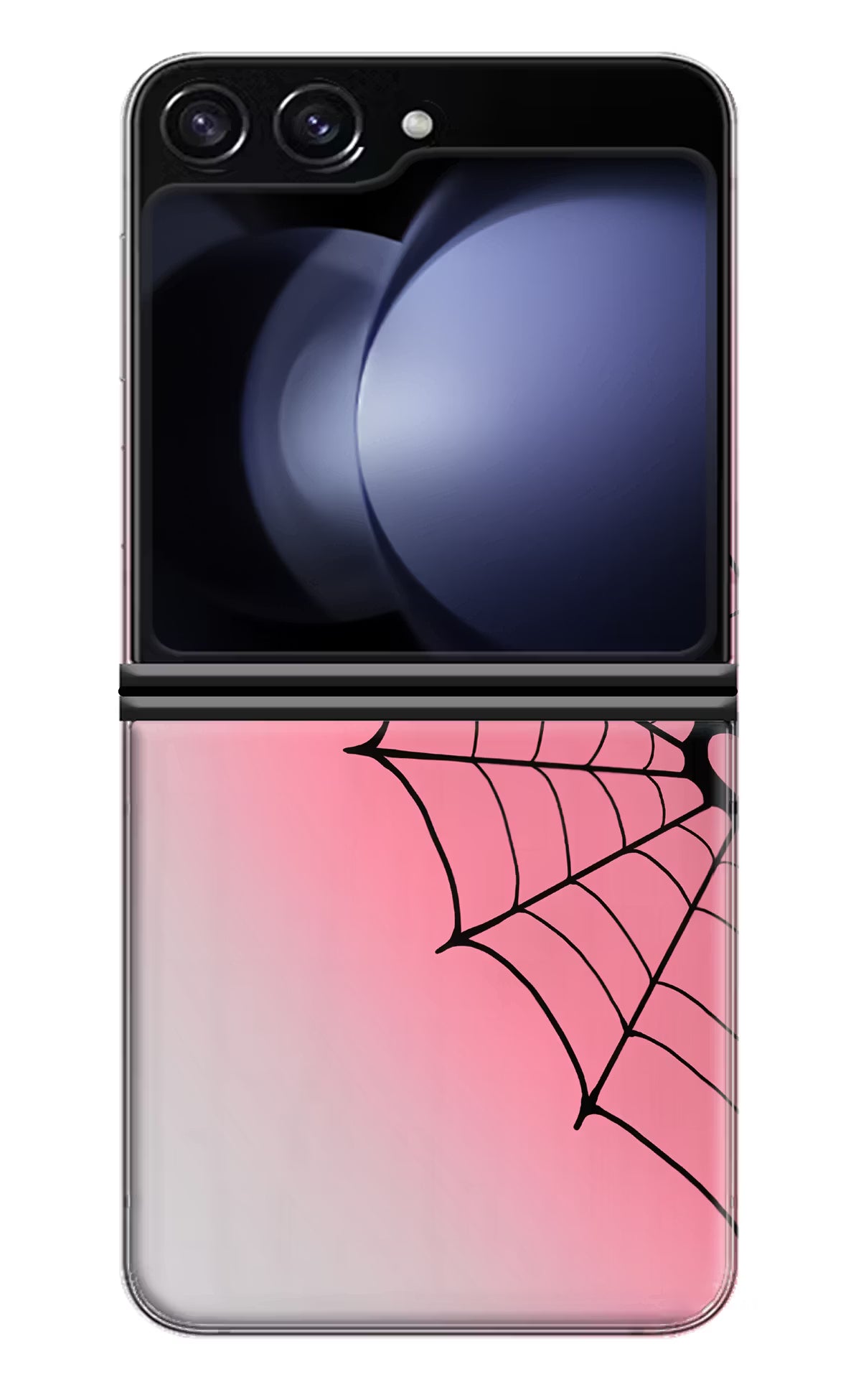 Pink Web Samsung Galaxy Z Flip5 Back Cover