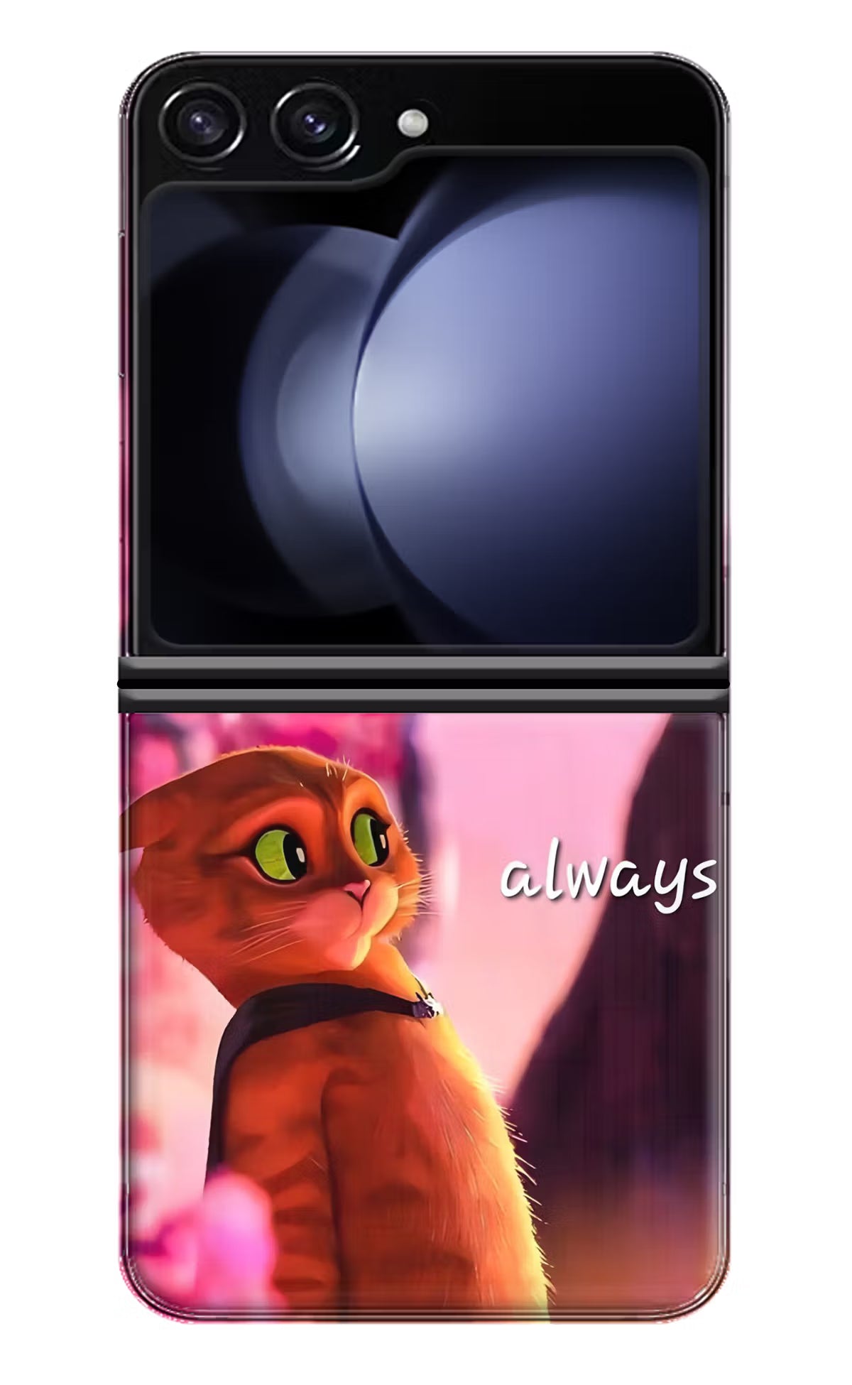 Always Cat Samsung Galaxy Z Flip5 Back Cover