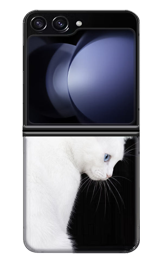Snow Gaze Samsung Galaxy Z Flip5 Hard Case Back Cover by Casekaro