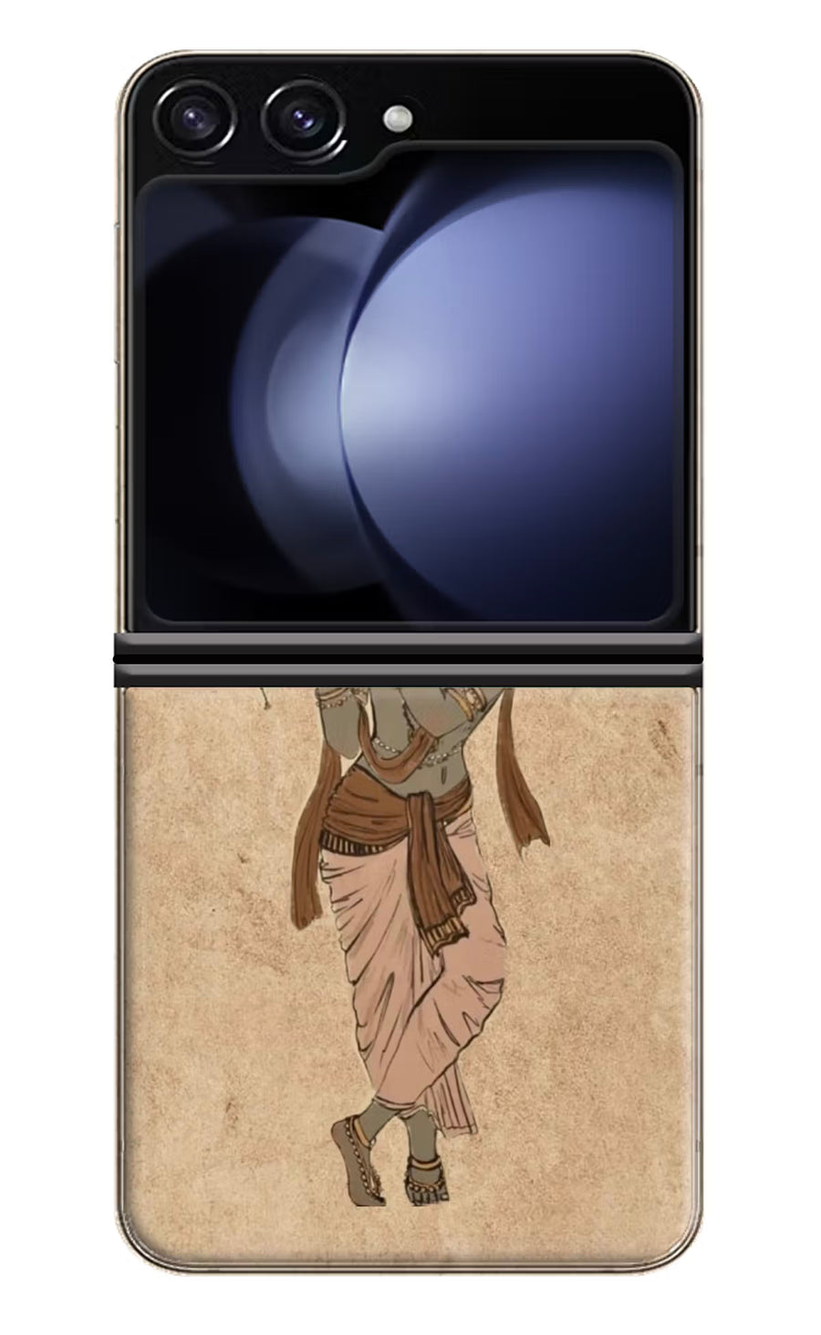 Krishna Samsung Galaxy Z Flip5 Back Cover, Hard case