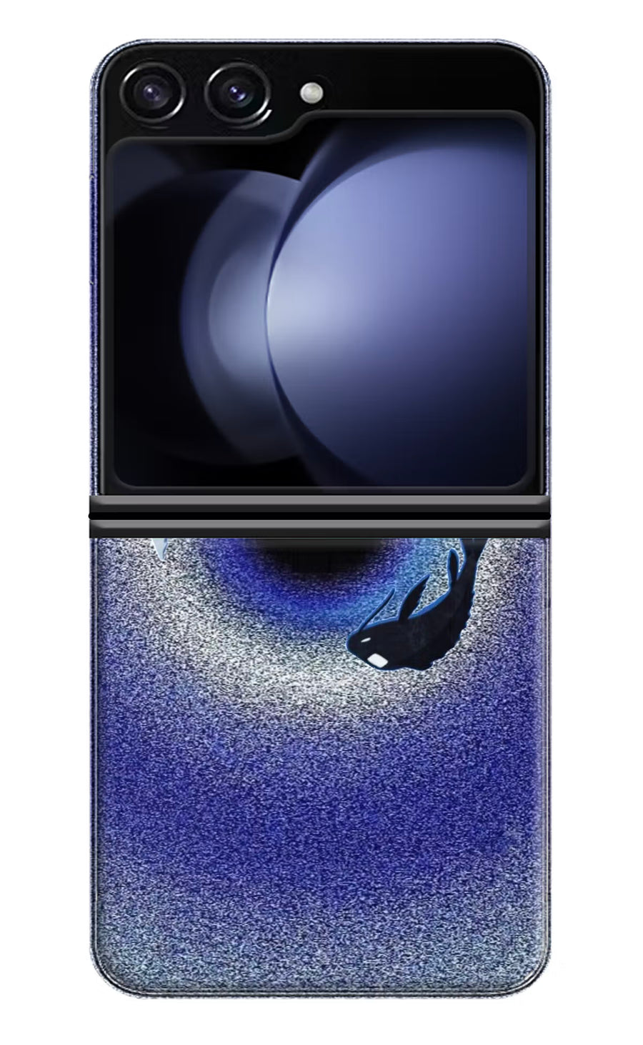 Dark Koi Samsung Galaxy Z Flip5 Back Cover, Hard case