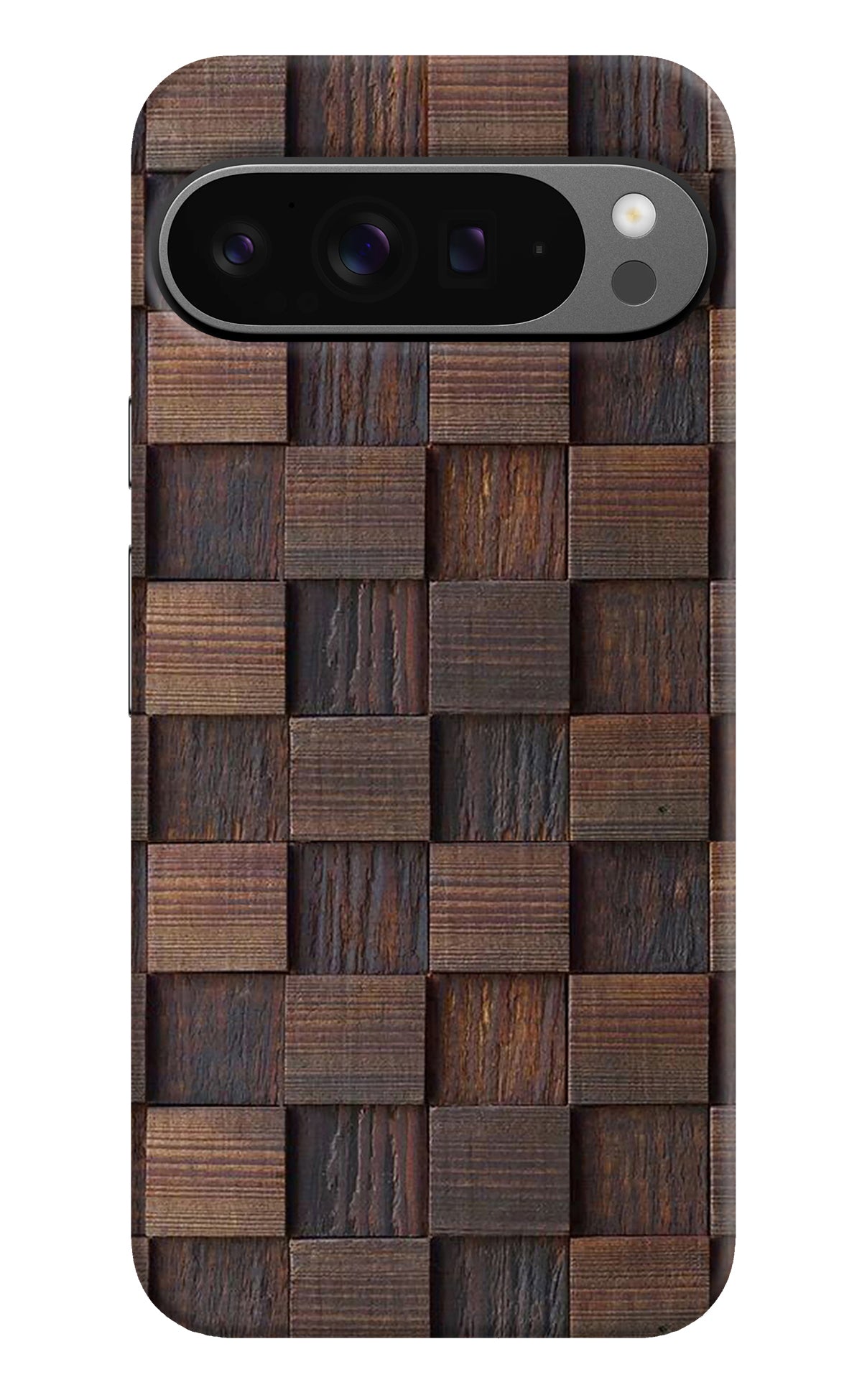 Wooden Cube Design Google Pixel 9 Pro XL Back Cover