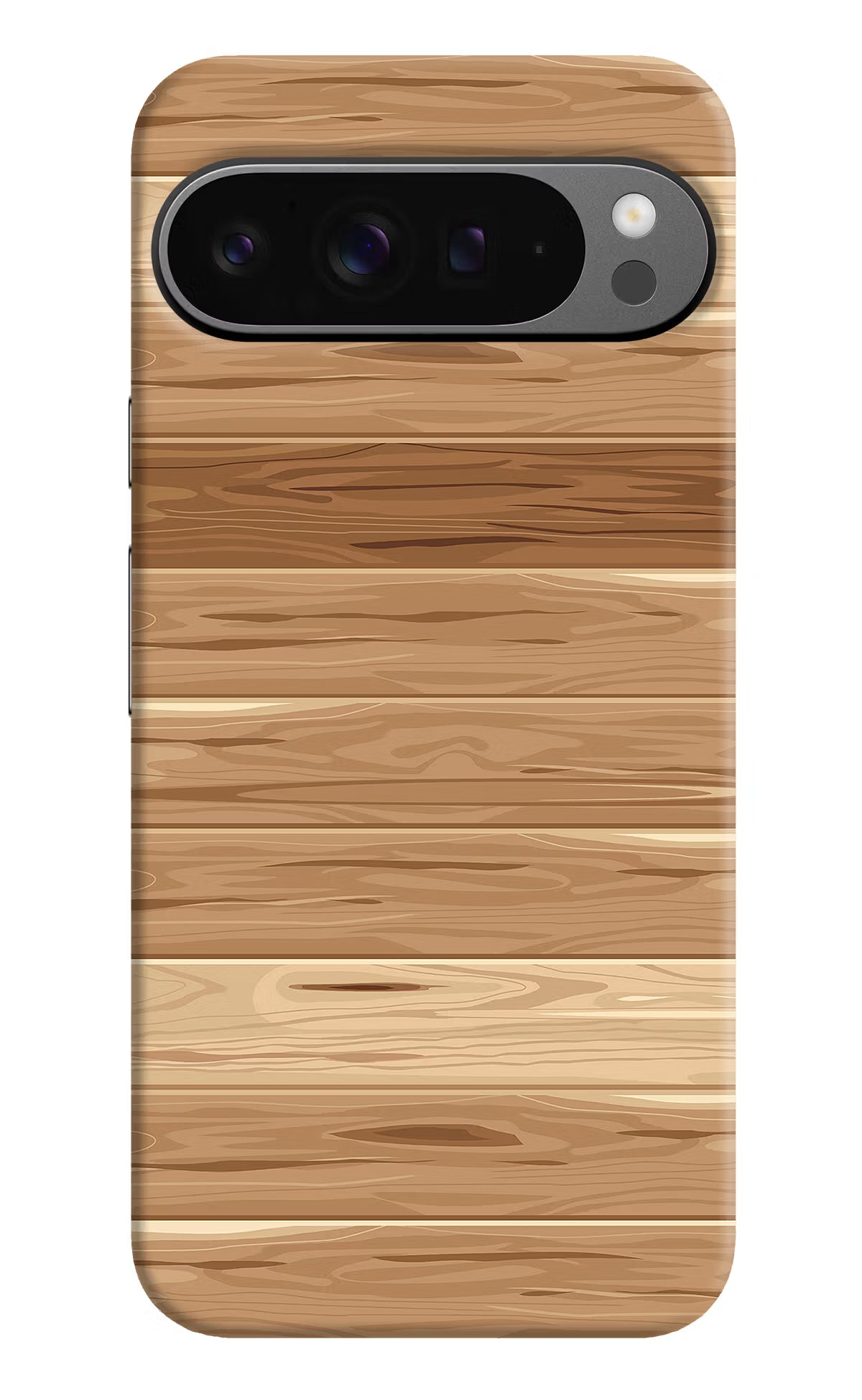 Wooden Vector Google Pixel 9 Pro XL Hard Case Back Cover by Casekaro