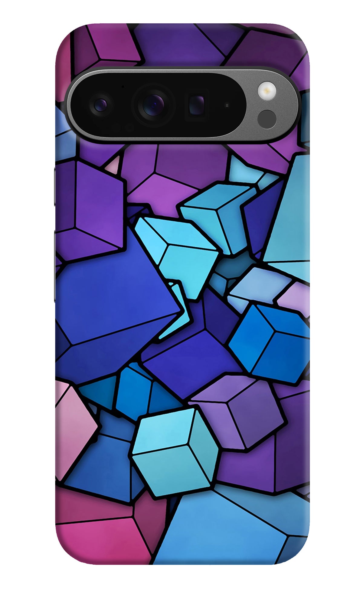 Cubic Abstract Google Pixel 9 Pro XL Back Cover