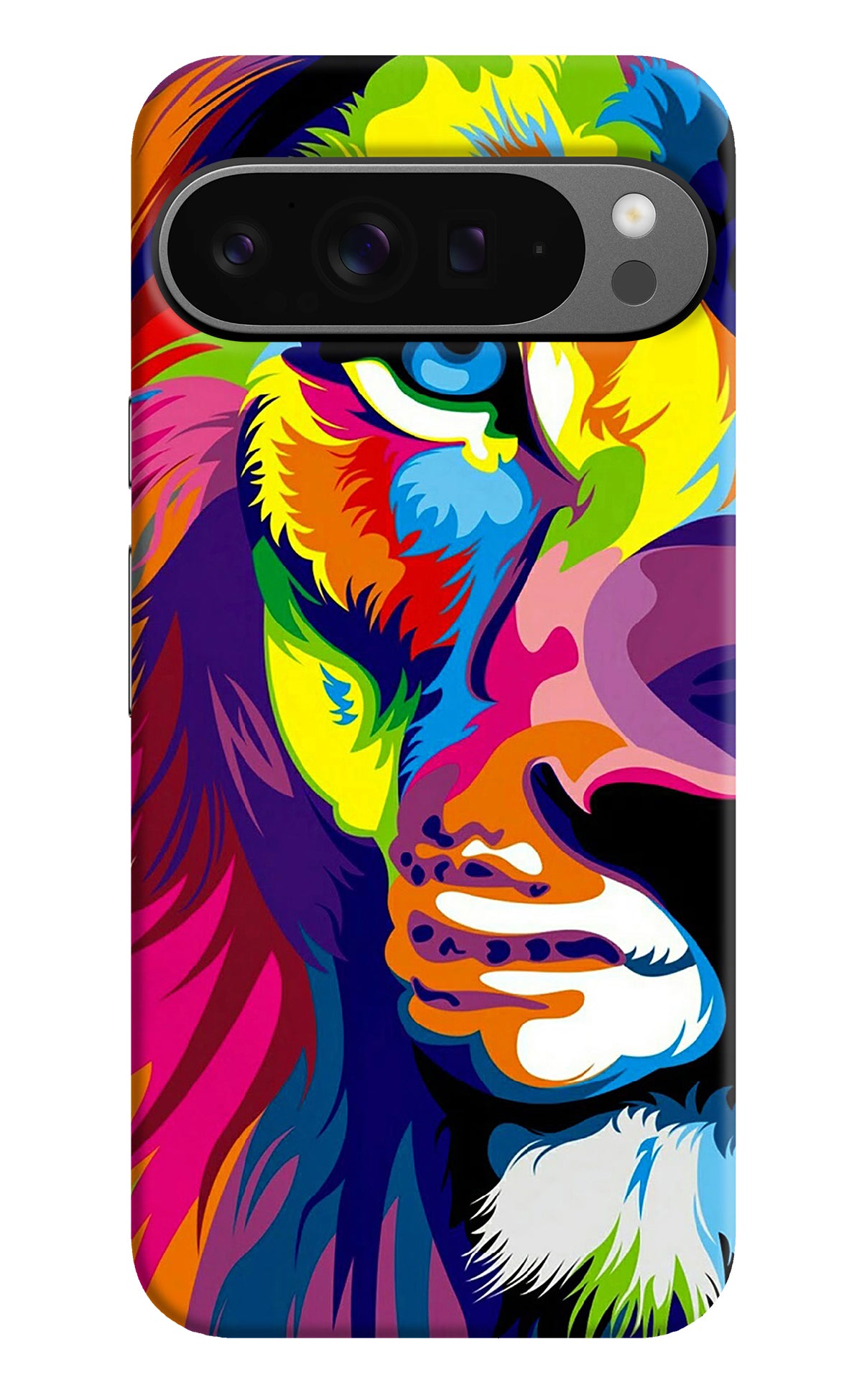 Lion Half Face Google Pixel 9 Pro XL Back Cover