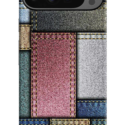 Multicolor Jeans Google Pixel 9 Pro XL Hard Case Back Cover by Casekaro