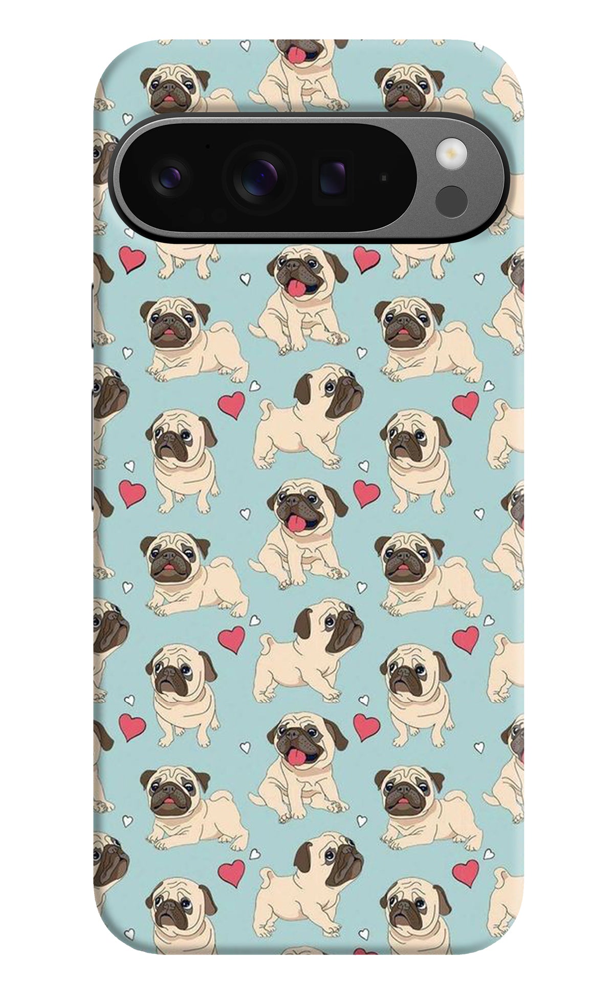 Pug Dog Google Pixel 9 Pro XL Back Cover