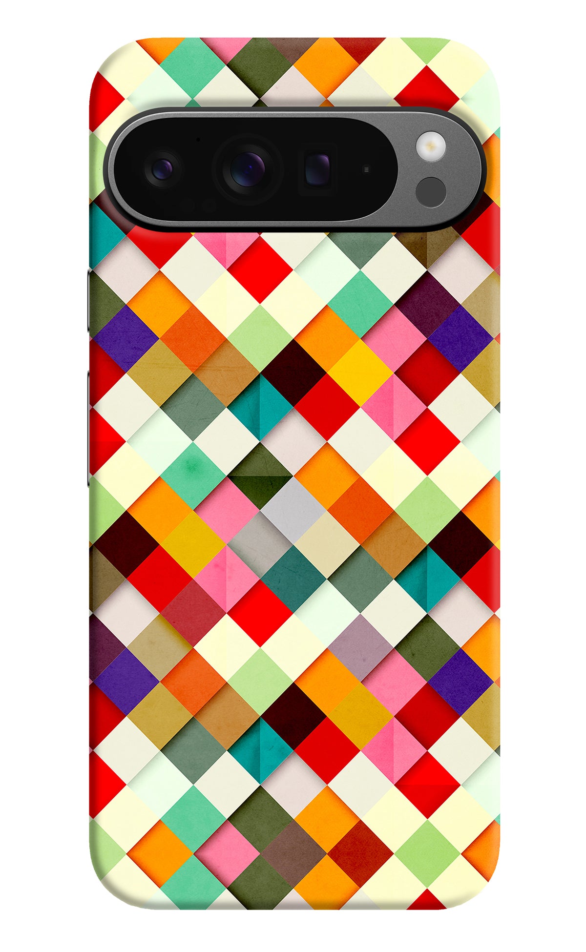 Geometric Abstract Colorful Google Pixel 9 Pro XL Back Cover