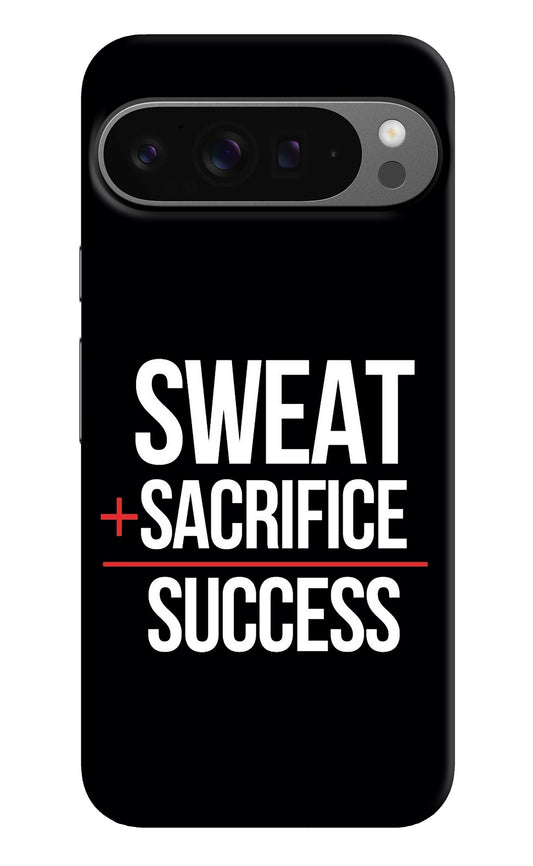 Sweat Sacrifice Success Google Pixel 9 Pro XL Back Cover