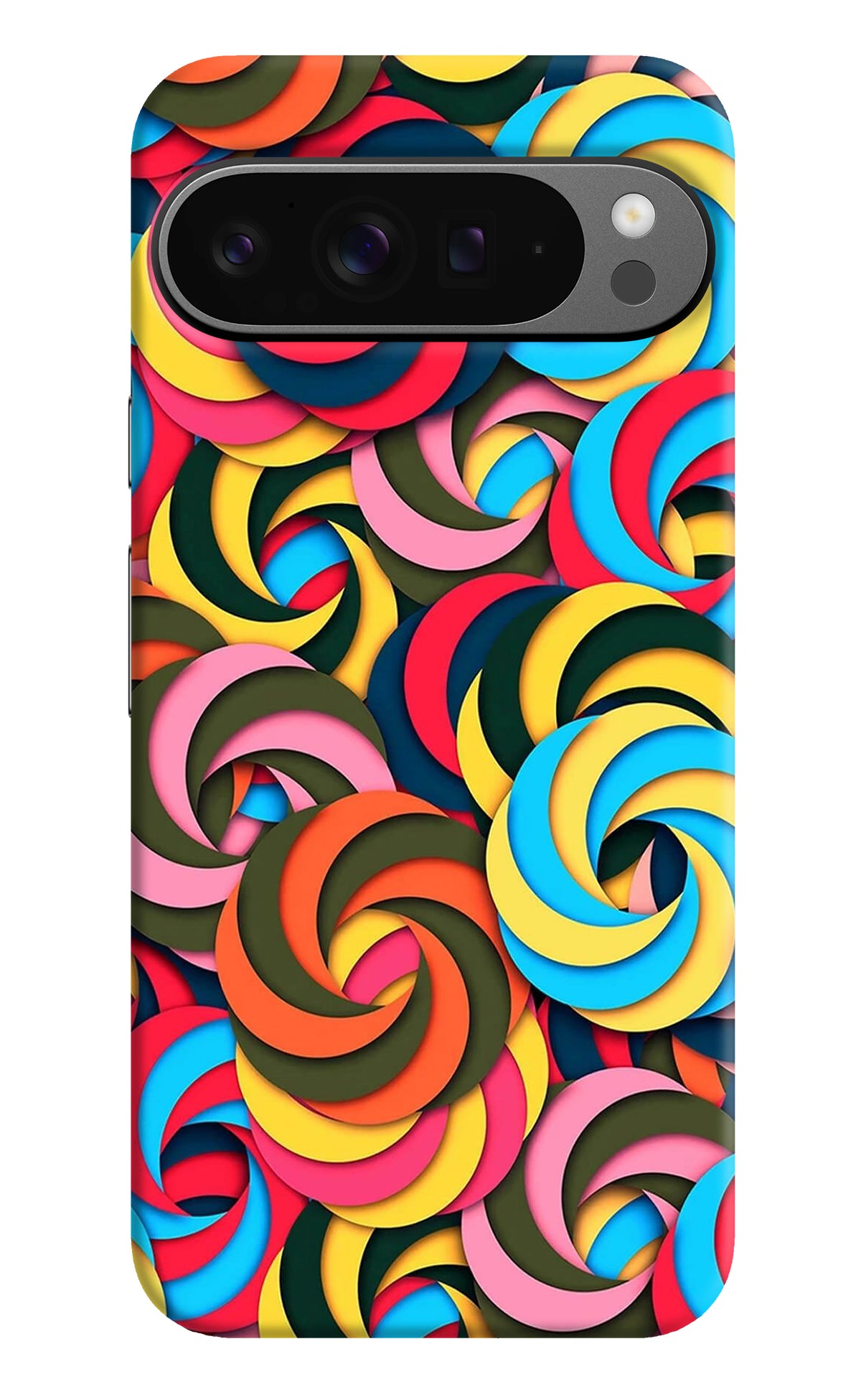 Spiral Pattern Google Pixel 9 Pro XL Back Cover