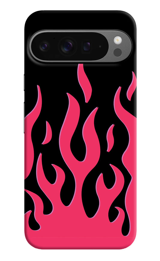 Fire Flames Google Pixel 9 Pro XL Hard Case Back Cover by Casekaro