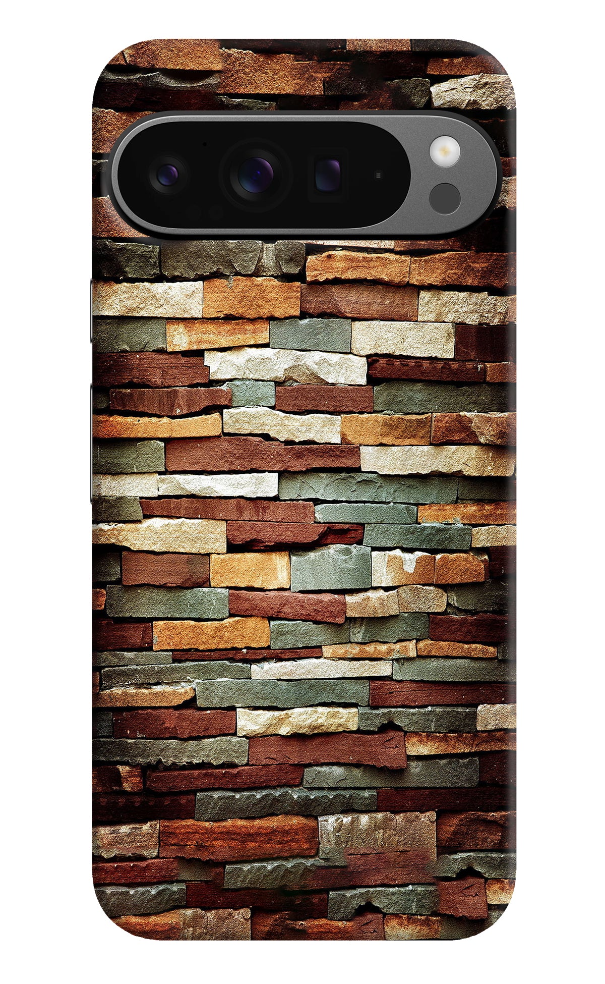 Bricks Pattern Google Pixel 9 Pro XL Back Cover