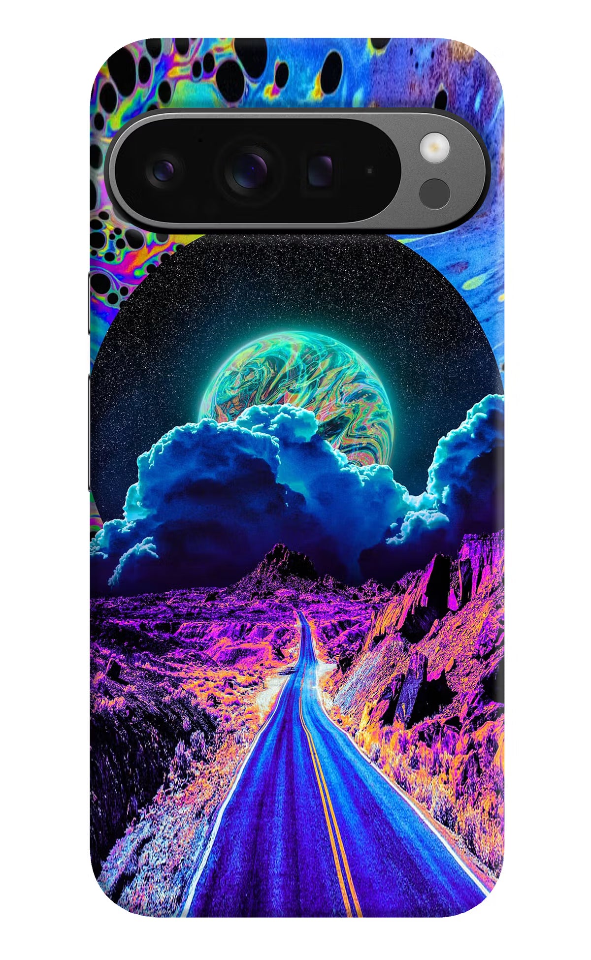 Psychedelic Painting Google Pixel 9 Pro XL Hard Case Back Cover by Casekaro