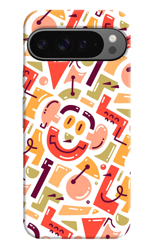 Doodle Pattern Google Pixel 9 Pro XL Back Cover