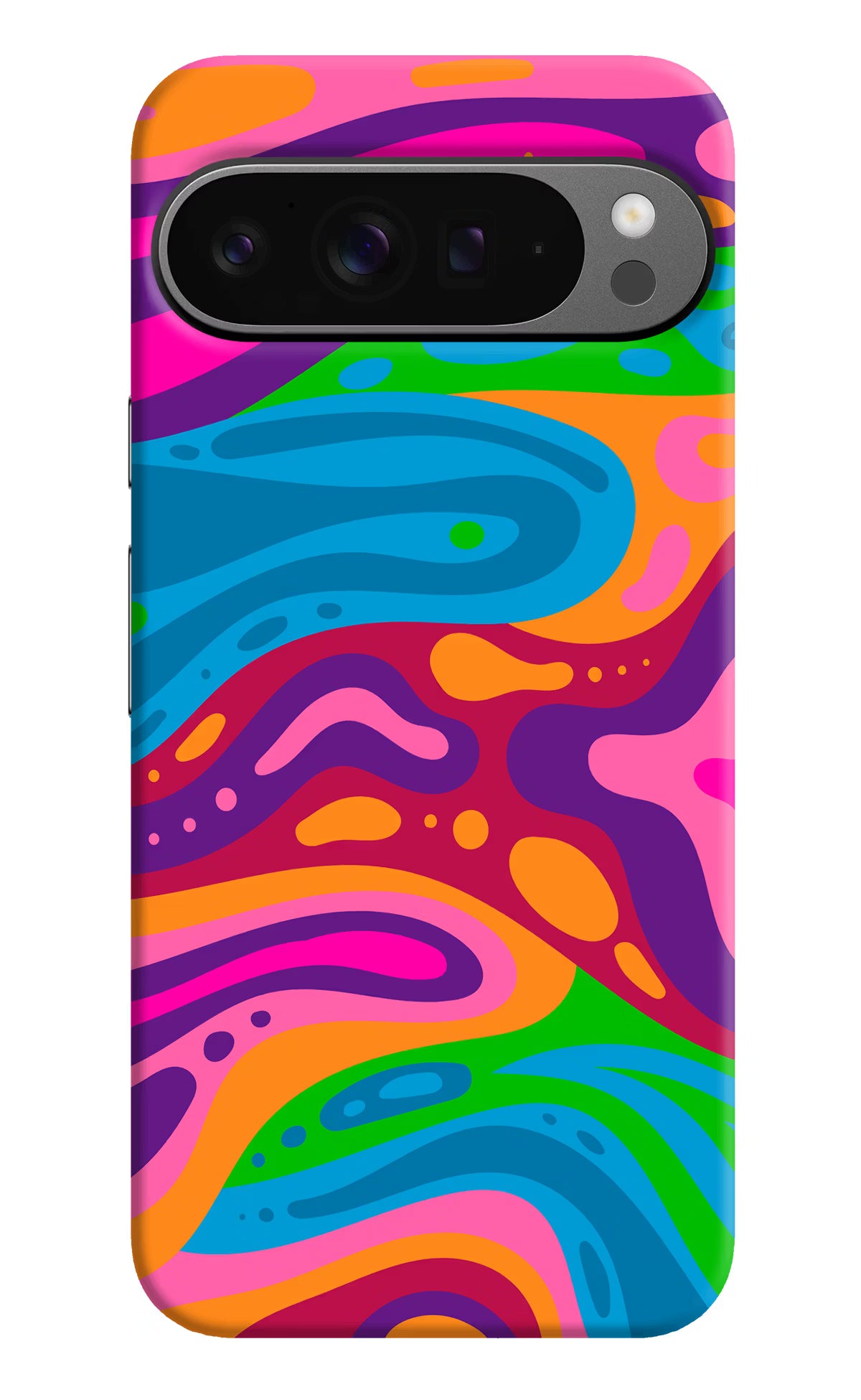 Trippy Pattern Google Pixel 9 Pro XL Hard Case Back Cover by Casekaro