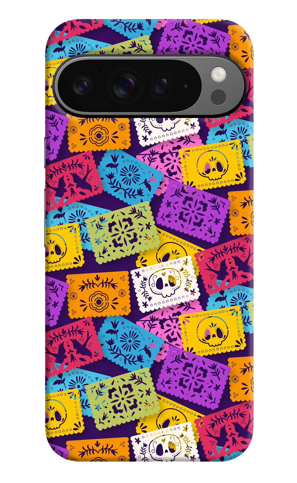 Mexican Pattern Google Pixel 9 Pro XL Back Cover