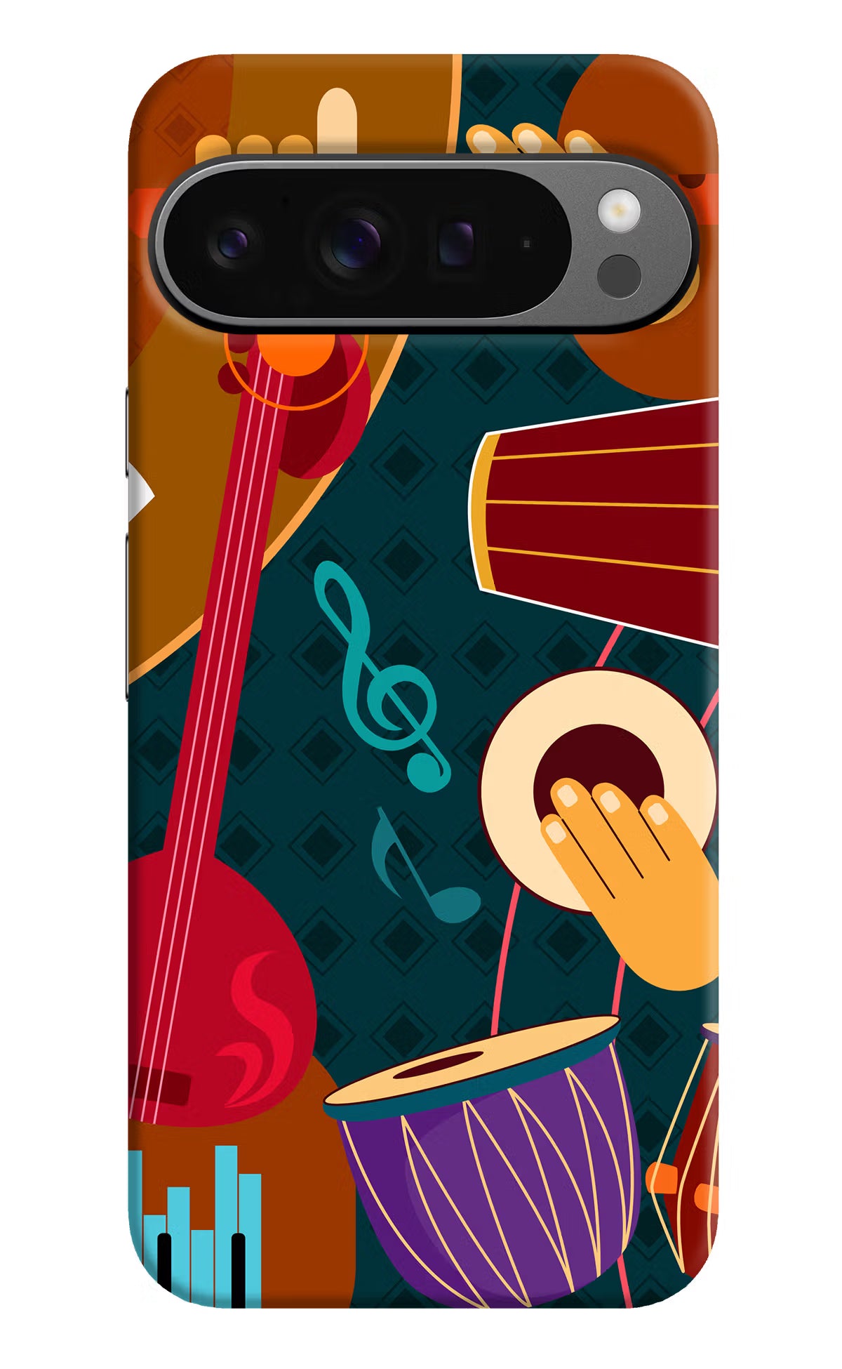 Music Instrument Google Pixel 9 Pro XL Hard Case Back Cover by Casekaro