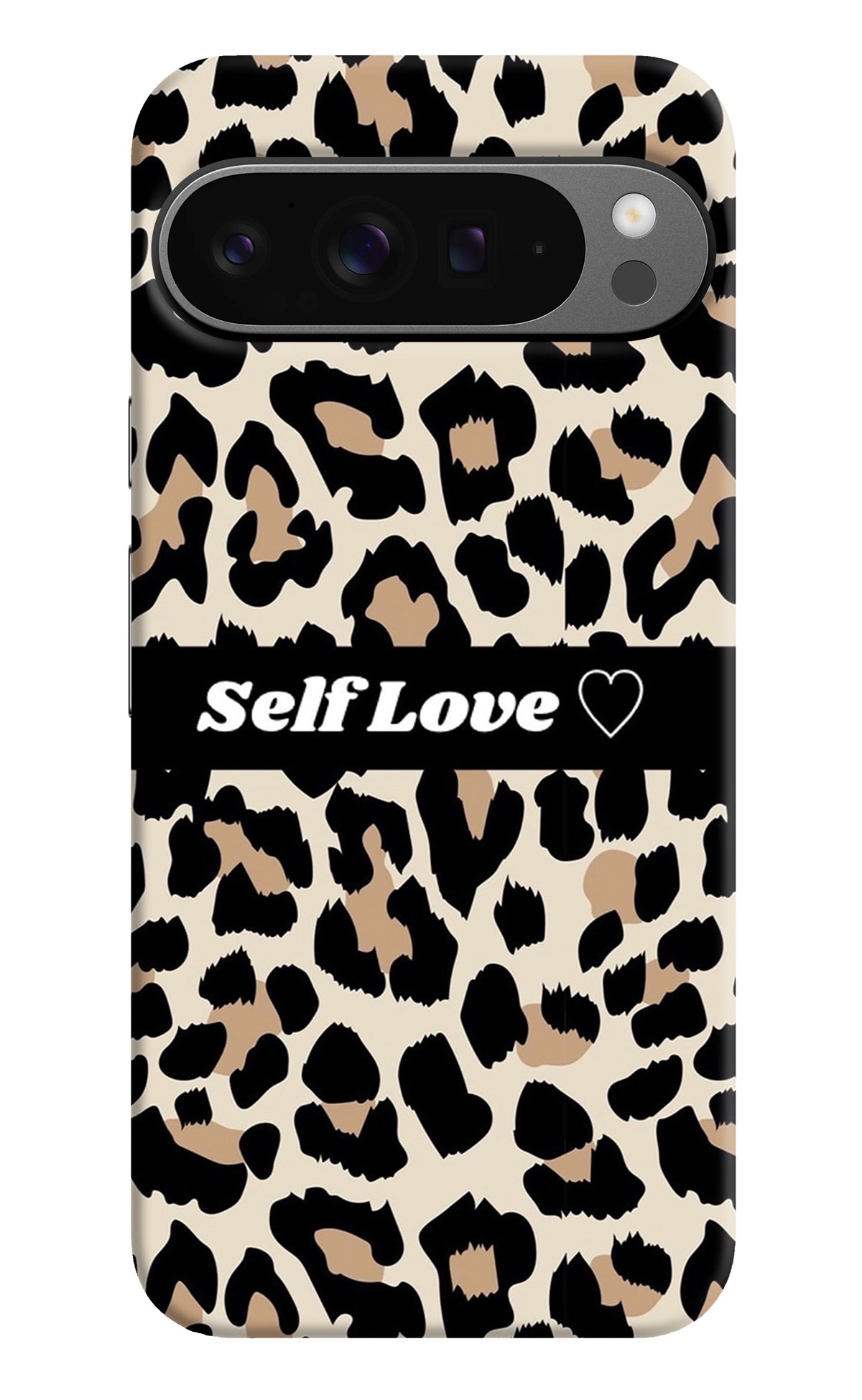 Leopard Print Self Love Google Pixel 9 Pro XL Back Cover