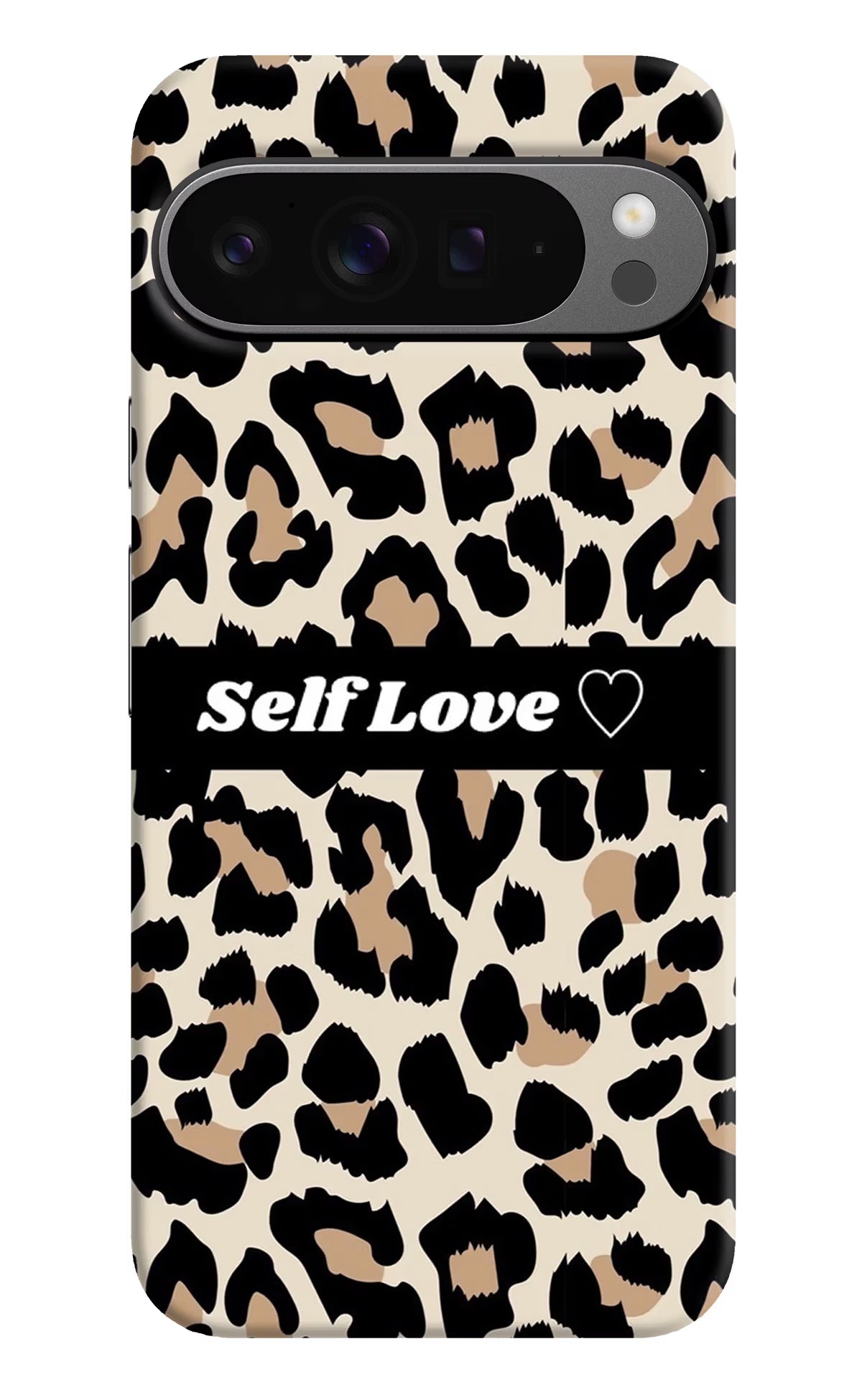 Leopard Print Self Love Google Pixel 9 Pro XL Hard Case Back Cover by Casekaro
