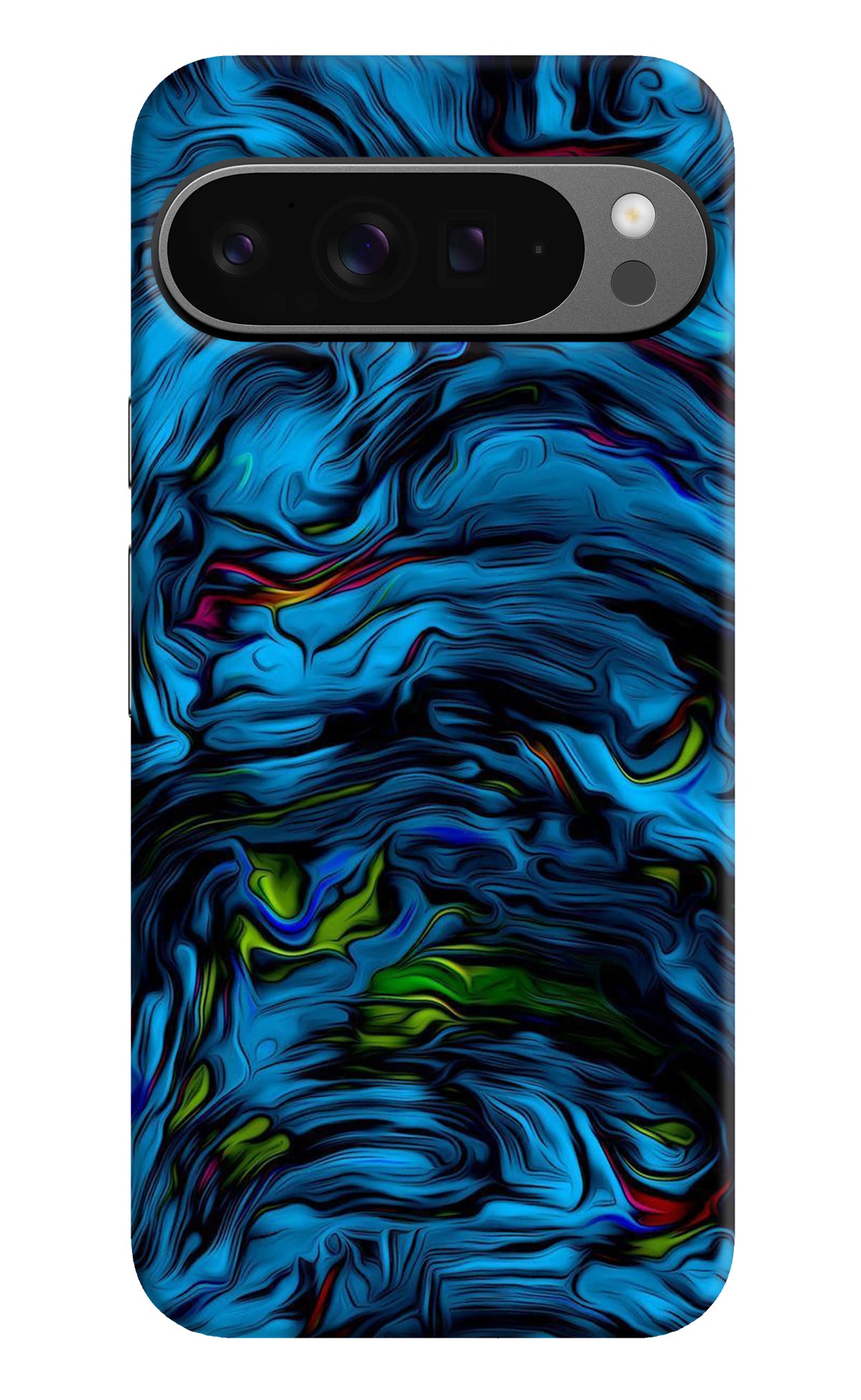 Dark Blue Abstract Google Pixel 9 Pro XL Back Cover