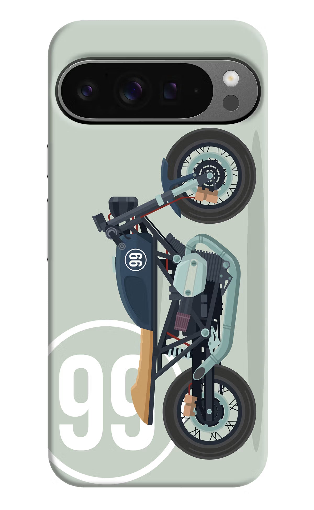 Classic Cafe Racer 99 Google Pixel 9 Pro XL Hard Case Back Cover by Casekaro