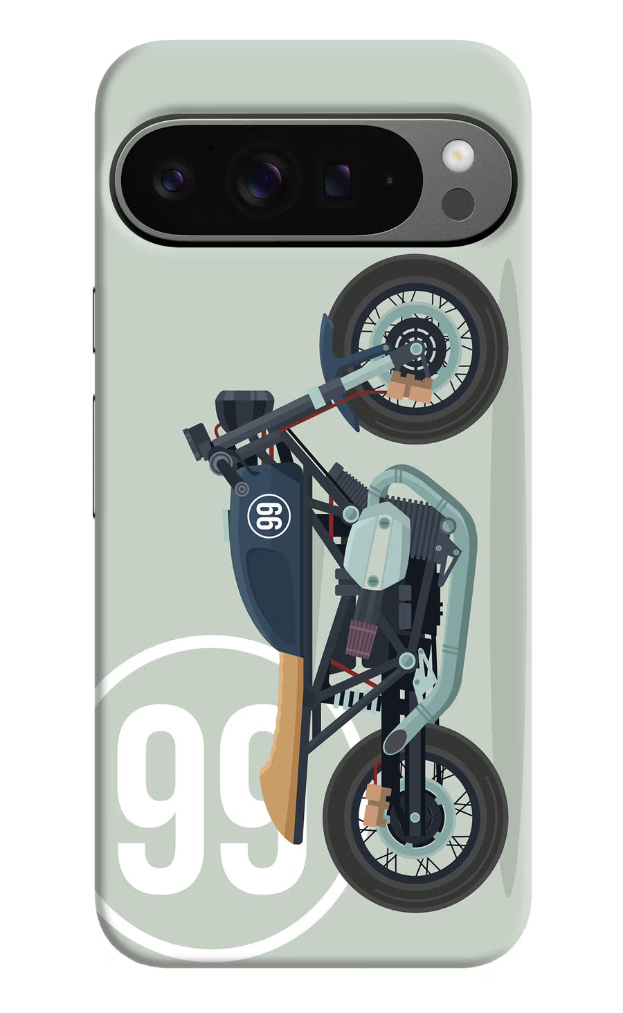 Classic Cafe Racer 99 Google Pixel 9 Pro XL Back Cover, Hard case