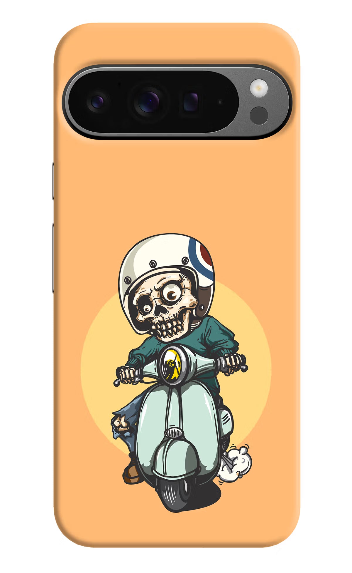 Undead Biker Google Pixel 9 Pro XL Hard Case Back Cover by Casekaro