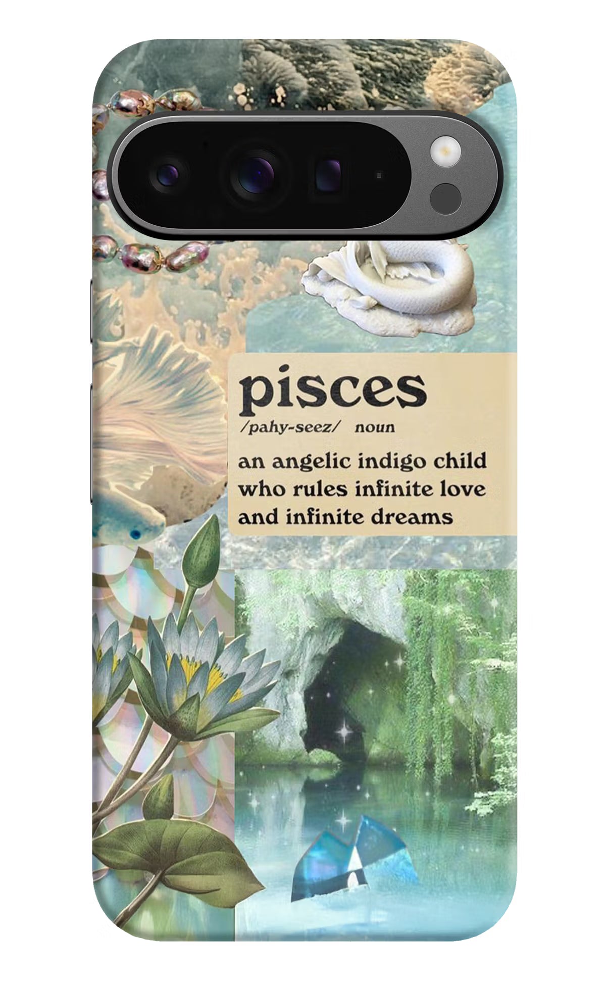 Pisces Zodiac Google Pixel 9 Pro XL Hard Case Back Cover by Casekaro