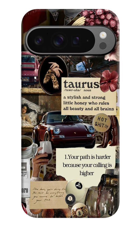 Taurus Zodiac Google Pixel 9 Pro XL Hard Case Back Cover by Casekaro