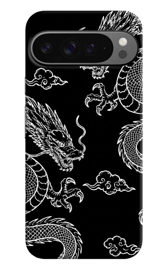 Twin Dragons Google Pixel 9 Pro XL Hard Case Back Cover by Casekaro