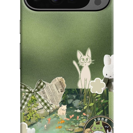 Aesthetic anime Google Pixel 9 Pro XL Hard Case Back Cover by Casekaro
