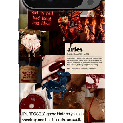 Zodiac Aries Google Pixel 9 Pro XL Hard Case Back Cover by Casekaro