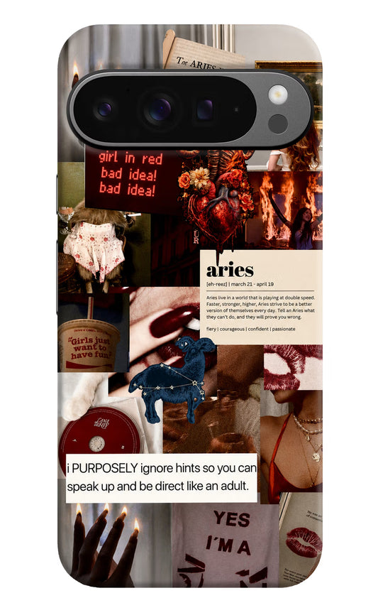 Zodiac Aries Google Pixel 9 Pro XL Back Cover