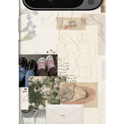 Soft Aesthetic Google Pixel 9 Pro XL Hard Case Back Cover by Casekaro