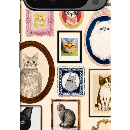 Mirror Cats Google Pixel 9 Pro XL Hard Case Back Cover by Casekaro