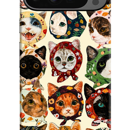 Cool Cat Google Pixel 9 Pro XL Hard Case Back Cover by Casekaro